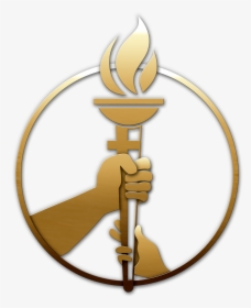 Torch Clipart Gold - Passing The Torch Logo, HD Png Download, Transparent PNG