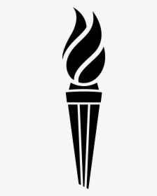 Black And White Torch, HD Png Download, Transparent PNG