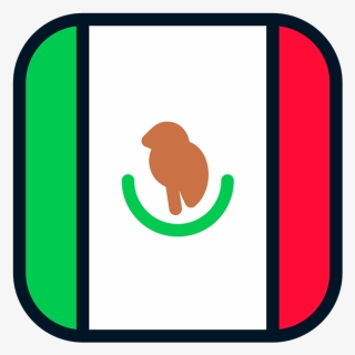 Mexico, Mexico Icon, Mexico Flag, World Cup Russia - Bandera De Mexico Icono, HD Png Download, Transparent PNG