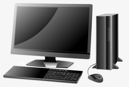 Computer Monitor,desktop Computer,display Device - Monitor On Desk Png, Transparent Png, Transparent PNG