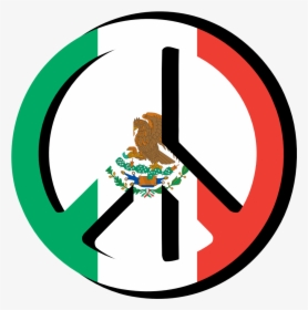 Mexican Flag Png - Mexican Flag Peace Symbols, Transparent Png, Transparent PNG