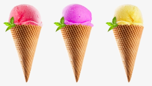 Ice Cream Cone Sundae - Ice Cream Hd, HD Png Download, Transparent PNG