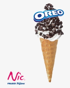 Soft Ice Cream With Oreo, HD Png Download, Transparent PNG