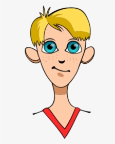 Blonde Boy Clipart - Blonde Hair Cartoon Boy, HD Png Download, Transparent PNG