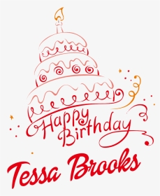 Alexa Bliss Happy Birthday Vector Cake Name Png - Alexa Bliss Birthday Cake, Transparent Png, Transparent PNG
