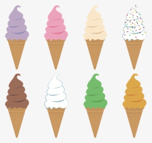 Dairy Product,ice Cream Cone,food - Ice Cream Cones Clipart, HD Png Download, Transparent PNG