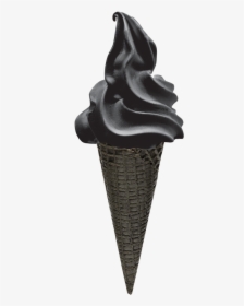 Black Cone Ice Cream, HD Png Download, Transparent PNG