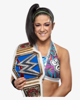 Smackdown Women S Championship Png - Wwe Bayley Smackdown Women's Champion, Transparent Png, Transparent PNG