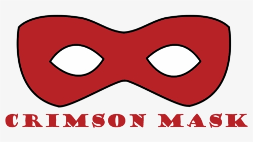 Crimson Mask - Black Super Hero Face Mask, HD Png Download, Transparent PNG