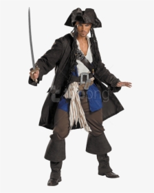 Captain Jack Sparrow Adult Costume, HD Png Download, Transparent PNG