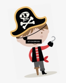 Pirate Flag People - Transparent Background Pirate Clipart, HD Png Download, Transparent PNG