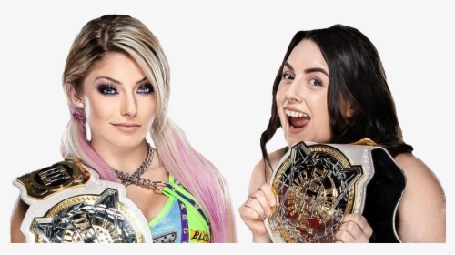 Alexa Bliss And Nikki Cross Wwe Women's Tag Team Champions, HD Png Download, Transparent PNG