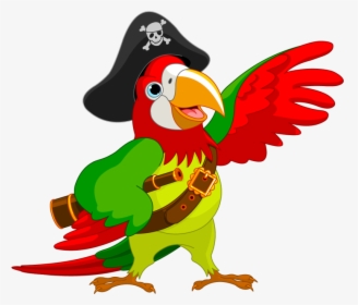 Pirate Parrot Piracy Jack Sparrow Clip Art, HD Png Download, Transparent PNG