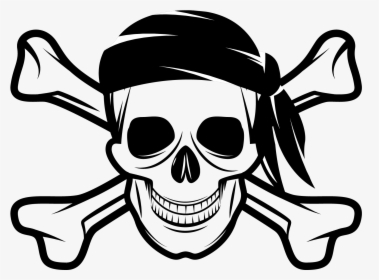 Pirates Skull And Crossbones - Pirate Skull And Crossbones, HD Png Download, Transparent PNG