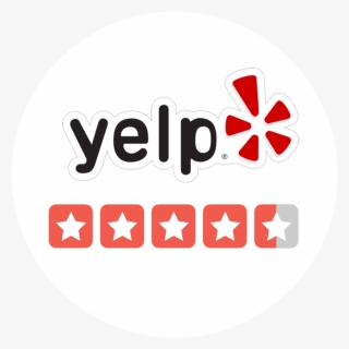 Transparent Yelp Png - 5 Star Rating On Yelp, Png Download, Transparent PNG