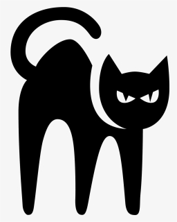 Transparent Cat Vector Png - Black Cat Png Icon, Png Download, Transparent PNG