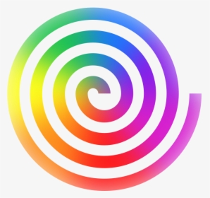 Rainbow Spiral Svg Clip Arts - Rainbow Spiral Clipart, HD Png Download, Transparent PNG
