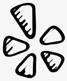 Yelp Sketched Logo - Yelp Logo Sketch Png, Transparent Png, Transparent PNG