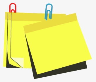 Vector Notes Sticky Note Clipart , Png Download - Color Paper Transparent Background, Png Download, Transparent PNG