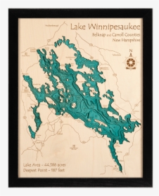 Lake Winnipesaukee Map Pdf, HD Png Download, Transparent PNG