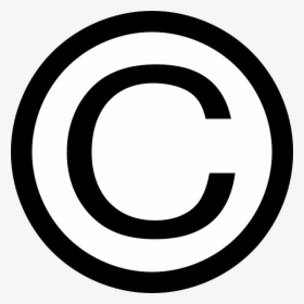 Copyright, Symbol, Sign, Black, White, Circled, Capital - All Rights Reserved Png, Transparent Png, Transparent PNG