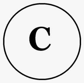 Copyright Symbol Png Download - Circle, Transparent Png, Transparent PNG