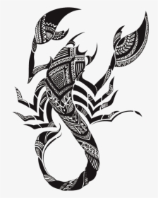 Tattoo Scorpion Totem Download Free Image Clipart - Scorpion Tattoo, HD Png Download, Transparent PNG