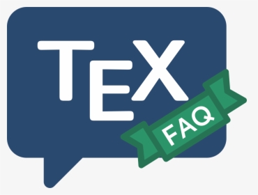 The Tex Faq - Latex Tex Font, HD Png Download, Transparent PNG