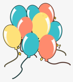 Transparent Balloon Bouquets Clipart - Balloon, HD Png Download, Transparent PNG