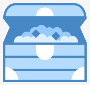 Treasure Chest Icon - Treasure Chest Clipart Blue, HD Png Download, Transparent PNG