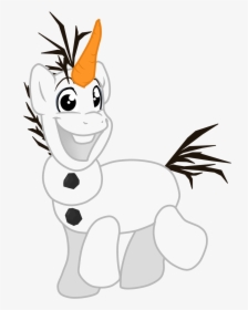 Snowpony Olaf [mlp] By Namygaga - Olaf Unicorn, HD Png Download, Transparent PNG