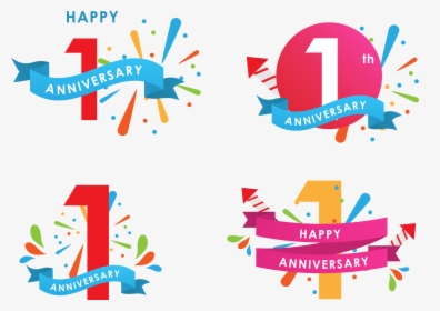 Image Library Library Anniversary Vector Celebration - 1 Year Anniversary Png, Transparent Png, Transparent PNG