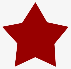 Transparent Red Stars Clipart - Dark Red Star Png, Png Download, Transparent PNG
