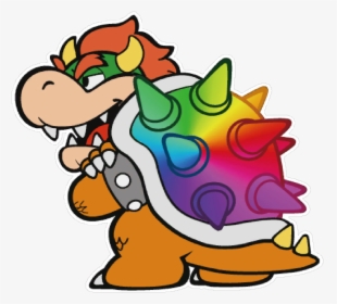 Paper Mario Color Splash Bowser, HD Png Download, Transparent PNG