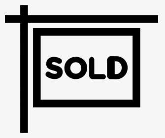 Sold Sign - Real Estate Sign Icon Png, Transparent Png, Transparent PNG