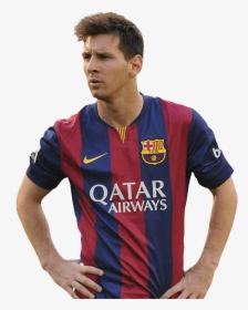 Lionel Messi Waiting - Messi 2015 Png, Transparent Png, Transparent PNG