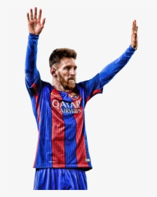 Lionel Messi Png Barcelona - Messi Barcelona Png 2017, Transparent Png, Transparent PNG