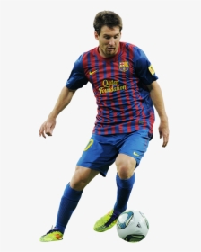 Lionel Messi 2011 Qatar Foundation, Hd Png Download - Ronaldo Vs Messi Png, Transparent Png, Transparent PNG