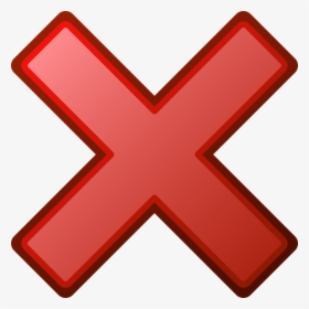Red, Cross, Error, Crossed, Wrong, Incorrect, Marking - Cross Clip Art, HD Png Download, Transparent PNG
