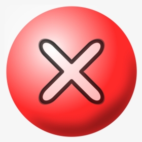 Red X Icon Clip Arts - X Button Png Gif, Transparent Png, Transparent PNG