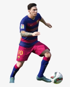 Fifa 16 Messi 18 Football Barcelona Player Clipart - Fifa 16 Messi Png, Transparent Png, Transparent PNG
