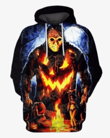 3d Jason Voorhees Friday The 13th Tshirt - Smoking Elon Musk Hoodie, HD Png Download, Transparent PNG