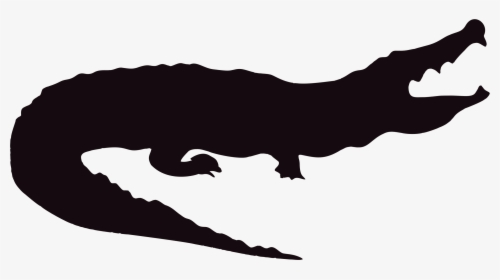 Download Alligator Png Hd - Black And White Crocodile, Transparent Png ,  Transparent Png Image - PNGitem