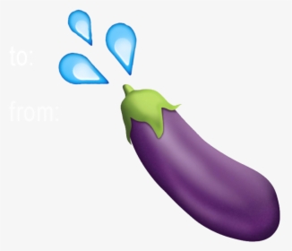 Eggplant Emoji No Background, HD Png Download, Transparent PNG