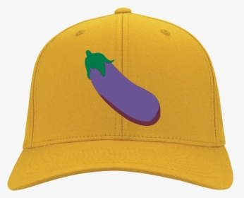 Eggplant Emoji Stc10 Sport-tek Dry Zone Nylon Cap - Baseball Cap, HD Png Download, Transparent PNG