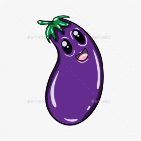 Transparent Eggplant Emoji Png - Cartoon, Png Download, Transparent PNG