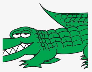 Alligator Clip Art Free 19 Crocodile Banner Black And - Printable Coloring Pages For Kids Animals, HD Png Download, Transparent PNG