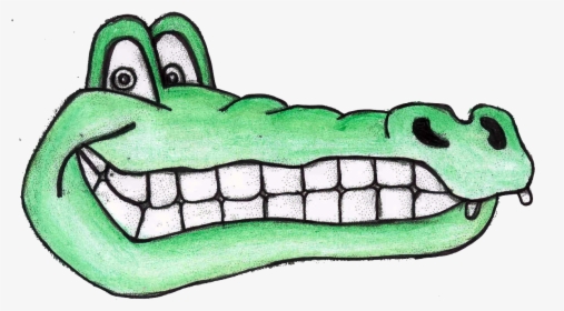 Clip Art Alligator Smile From, HD Png Download, Transparent PNG