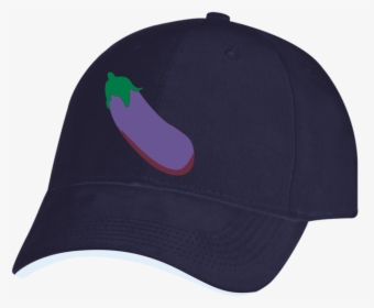 Eggplant Emoji Usa Made Structured Twill Cap With Sandwich - Baseball Cap, HD Png Download, Transparent PNG