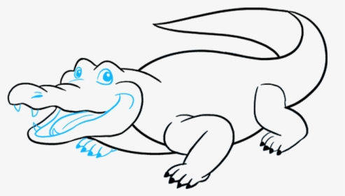 How To Draw An Alligator - Drawing Of Buwaya, HD Png Download, Transparent PNG